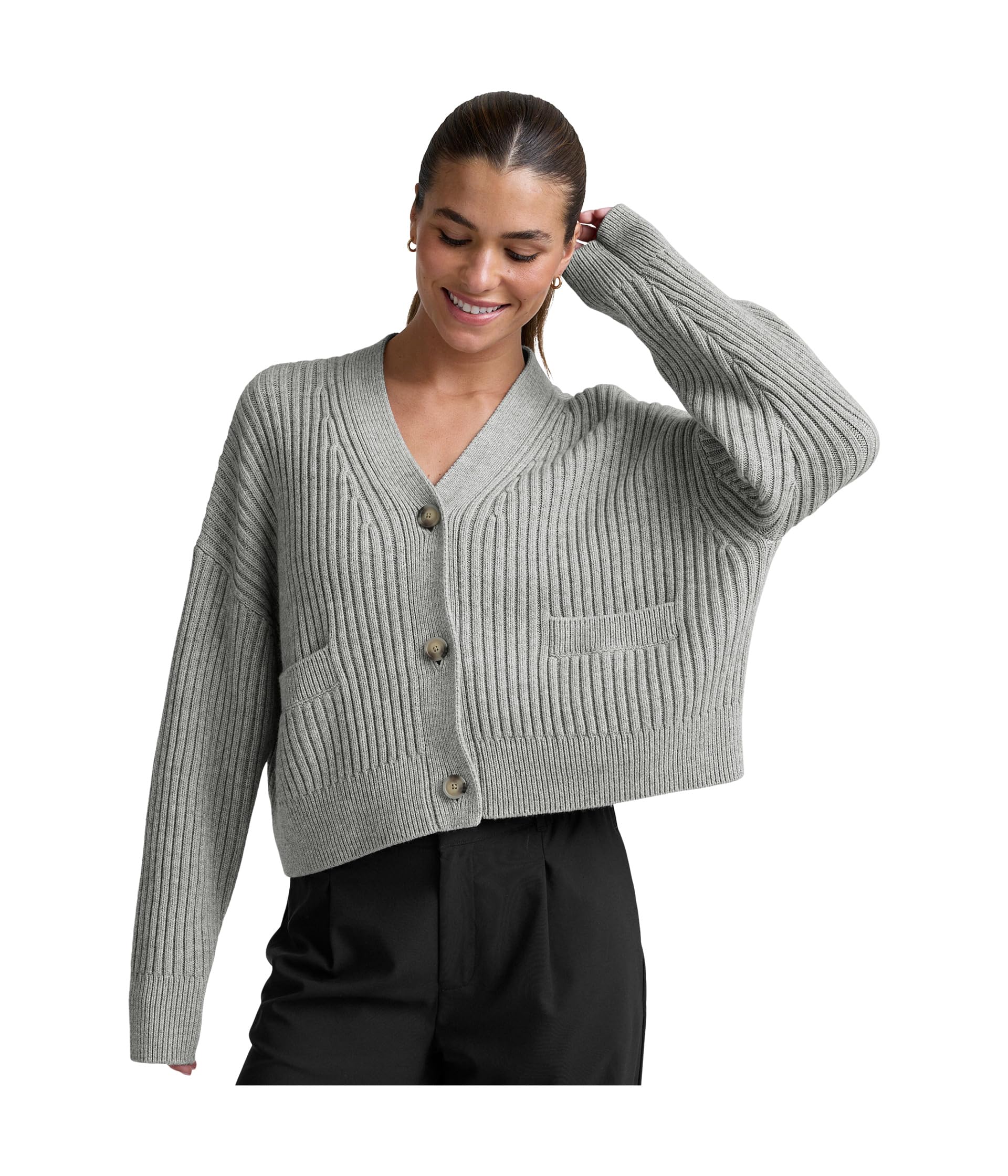 Beyond Yoga Womens Soft Wool Blend Cardigan