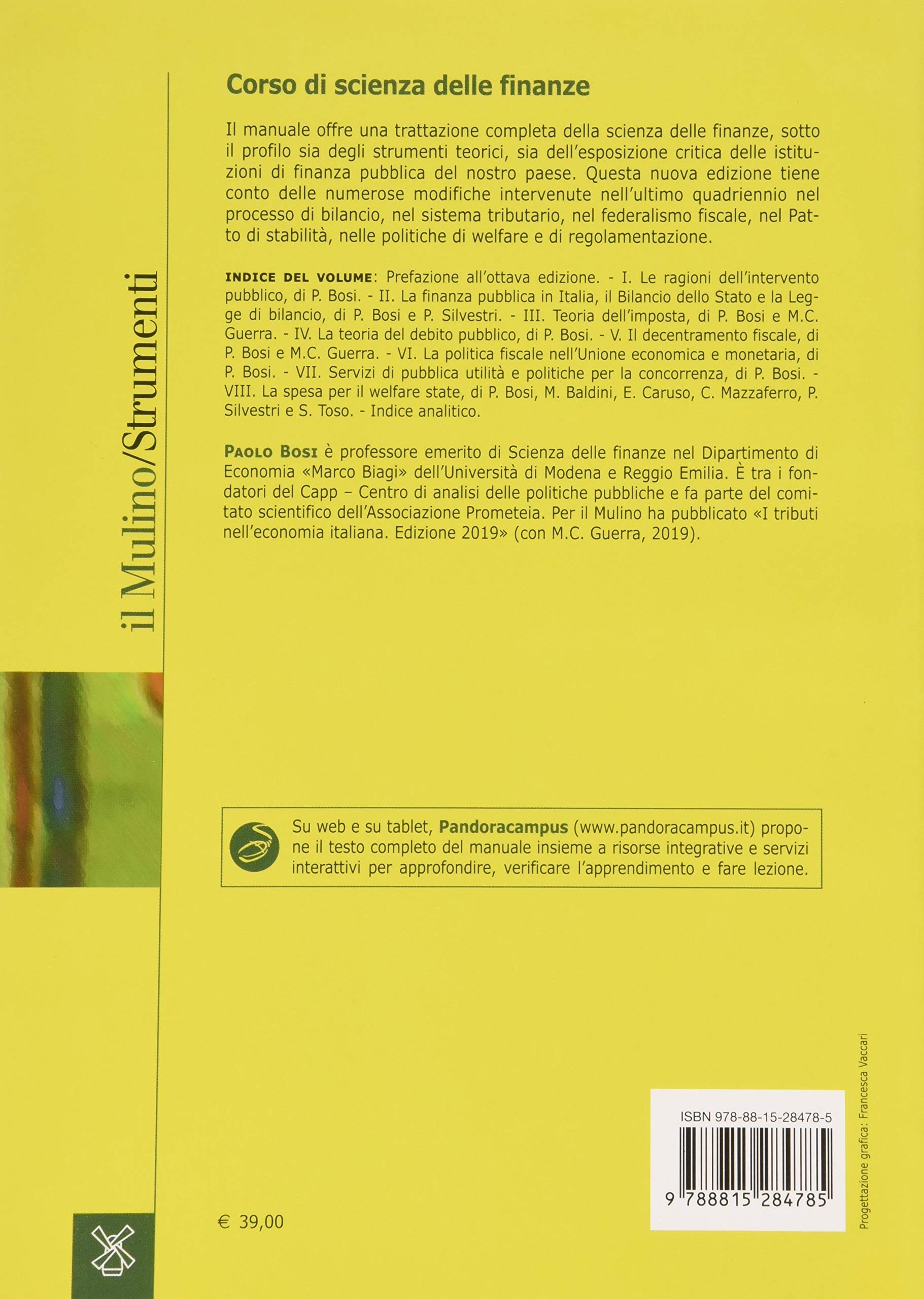 Corso di scienza delle finanze