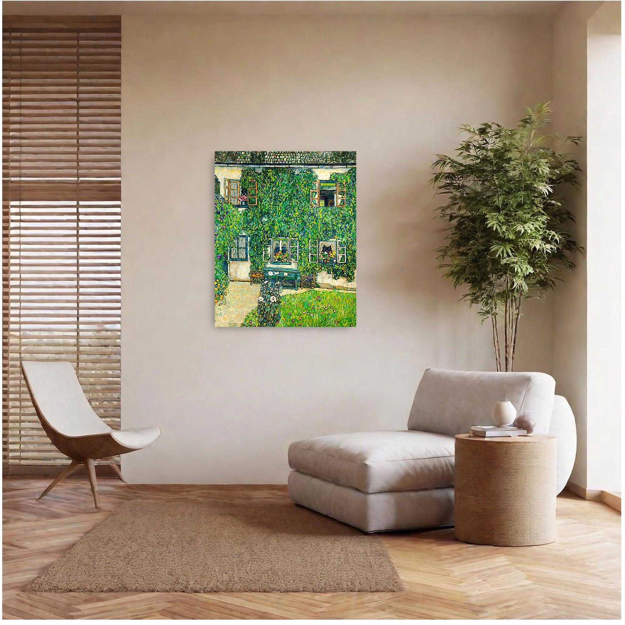 Amazon.com: Forester's House in Weissenbach II Wall Art Canvas