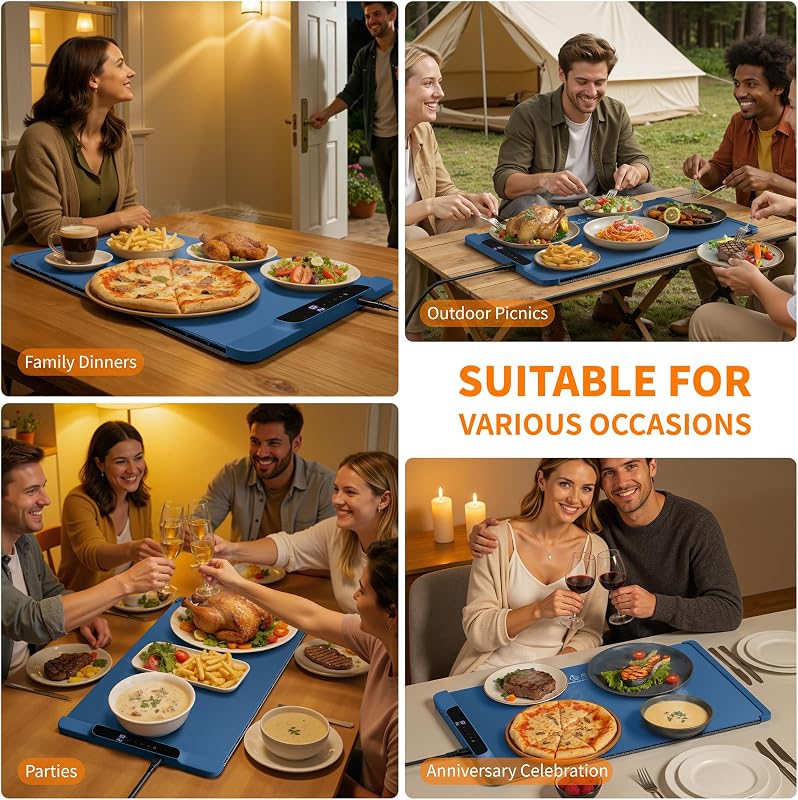 HOTEAGLE Food Warming Mat 26″x15″ – product photo 6 of 8