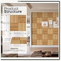 Vista 67 de BUBOS - Paquete de 8 paneles acústicos artísticos y autoadhesivos de insonorización, 48 x 32 pulgadas, acondicionamiento acústico y decorativos