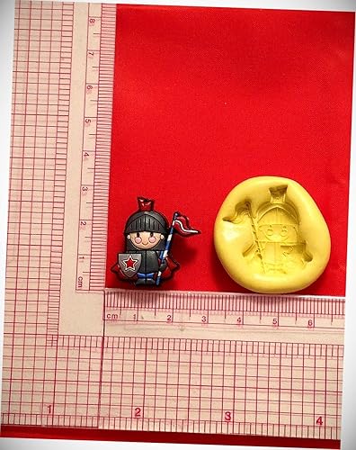 Moldes de chocolate Knight Prince Molde de silicona A844 caramelo chocolate fondant cera fondant jabón cera caramelo galletas caramelo moldes