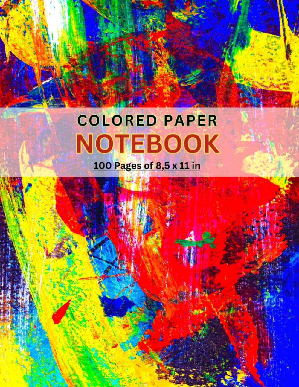 Colored Paper Notebook Composition lined notebook with colored papers PUBLISHING, ARTOFTAM