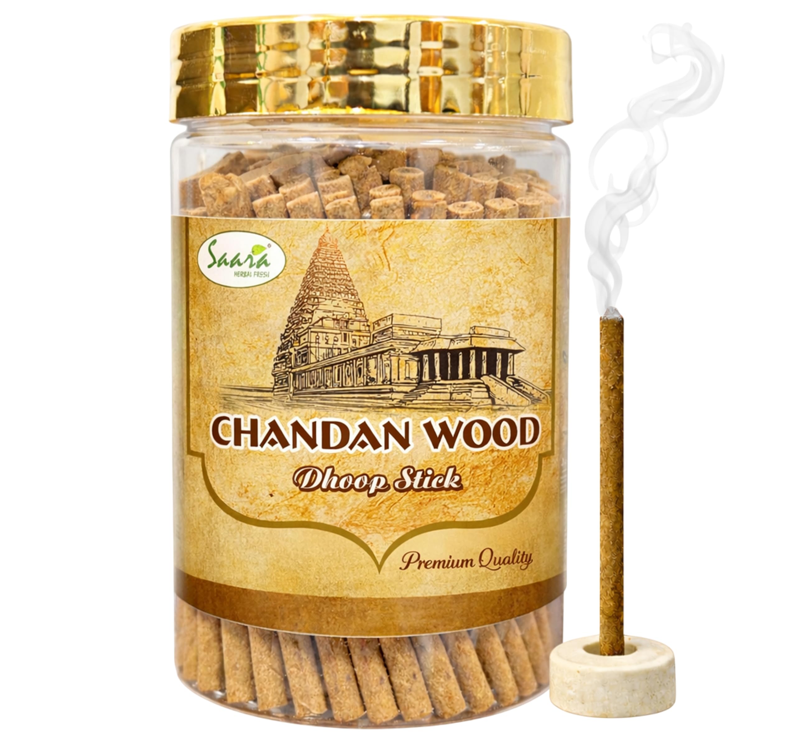 Chandan Dhoop Sticks | Bambooless & Charcoal-Free | Pure Natural Sandalwood Fragrance for Pooja, Meditation & Prayers | Burns 40-45 Min | Combo Pack of 1 (100g Total)-image-7