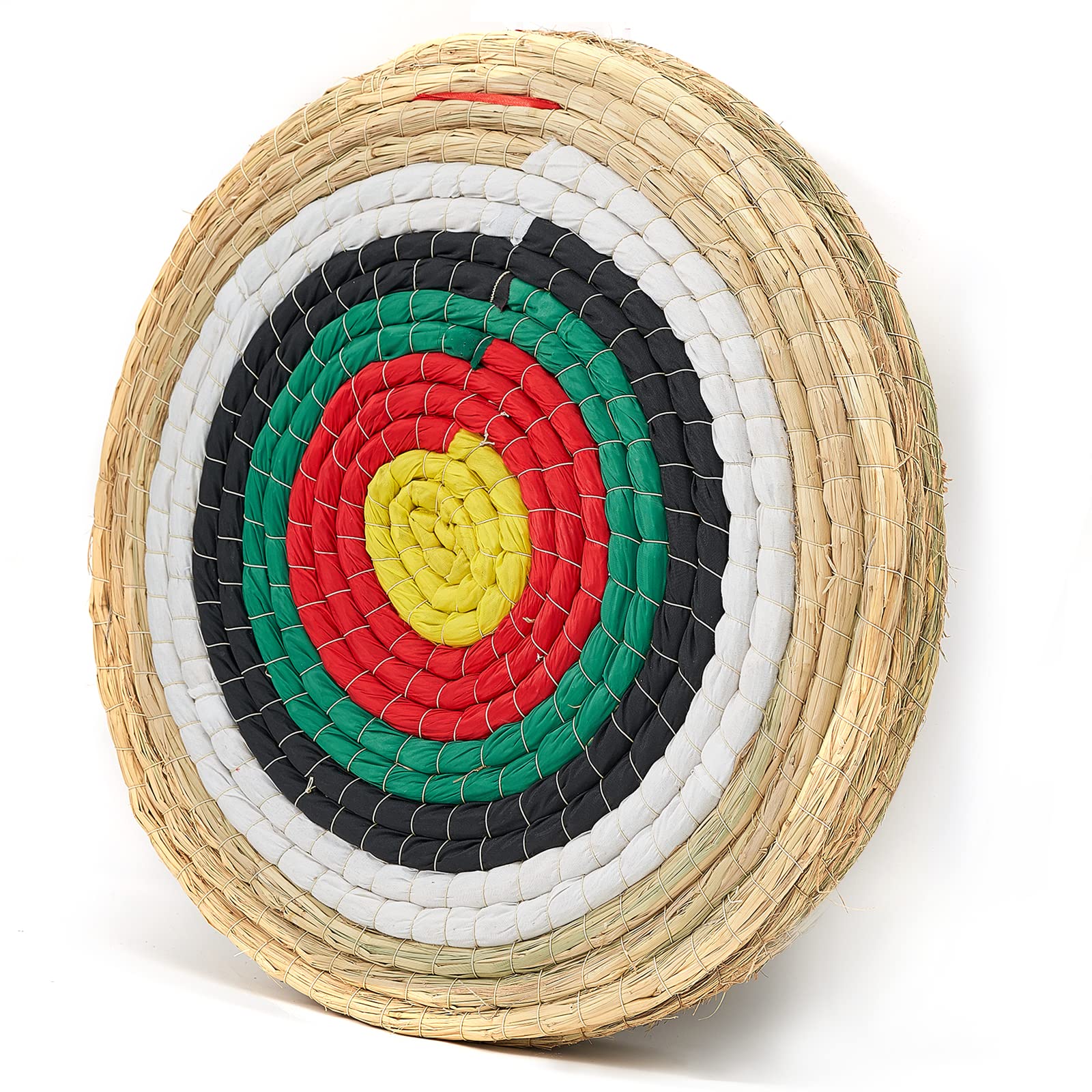 Swatlo Archery Targets for Backyard 20 Inch Traditional Hand-Made Round Straw Archery Target Bow & Arrow Target for Archery Practice (3 Layer Green)