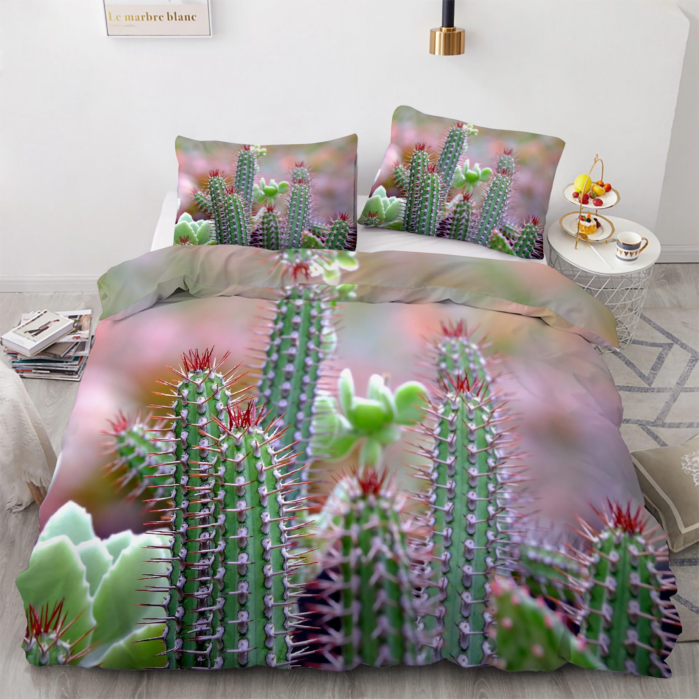 Housse de couette 200x200 fleurs microfibre zippée pour en finir avec la couette qui glisse