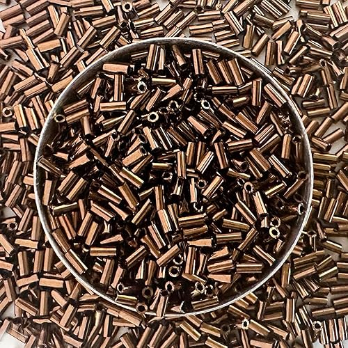 Embroiderymaterial Cuentas de tubo de vidrio japonés para hacer joyas, hacer pulseras, cabello, bordado, costura, manualidades, cuentas de