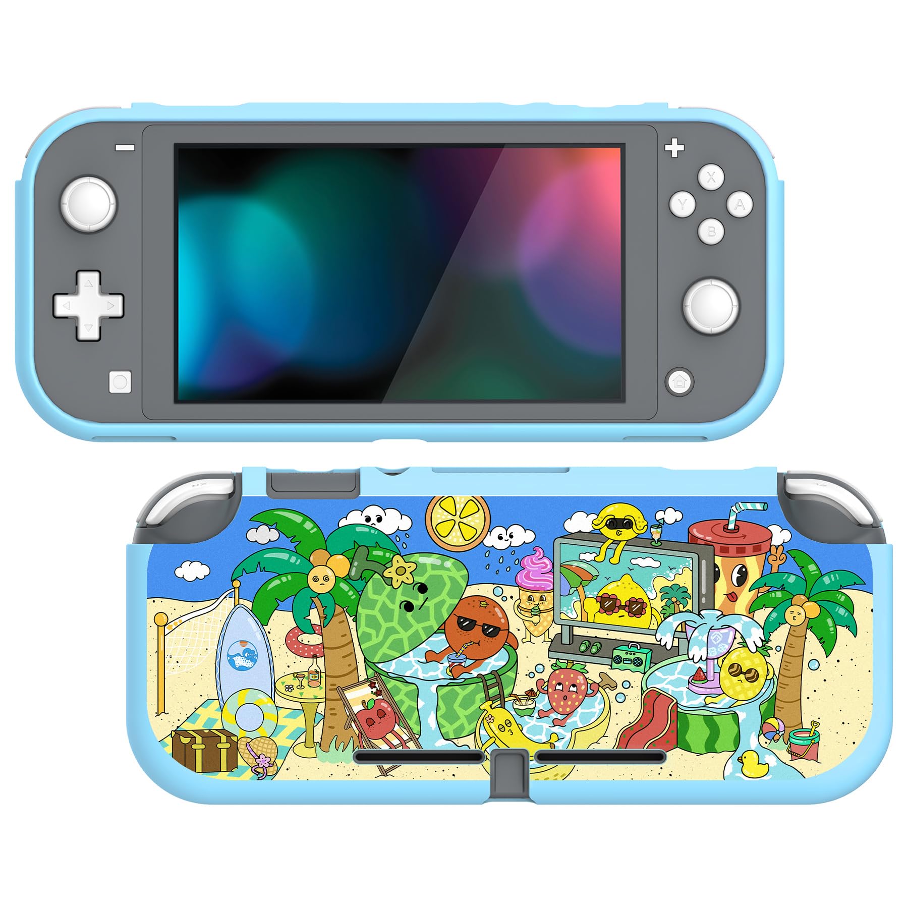 PlayVital Protective Case for Nintendo Switch Lite, Soft TPU Cover for Switch Lite Accessories - Magic Wings — view 10
