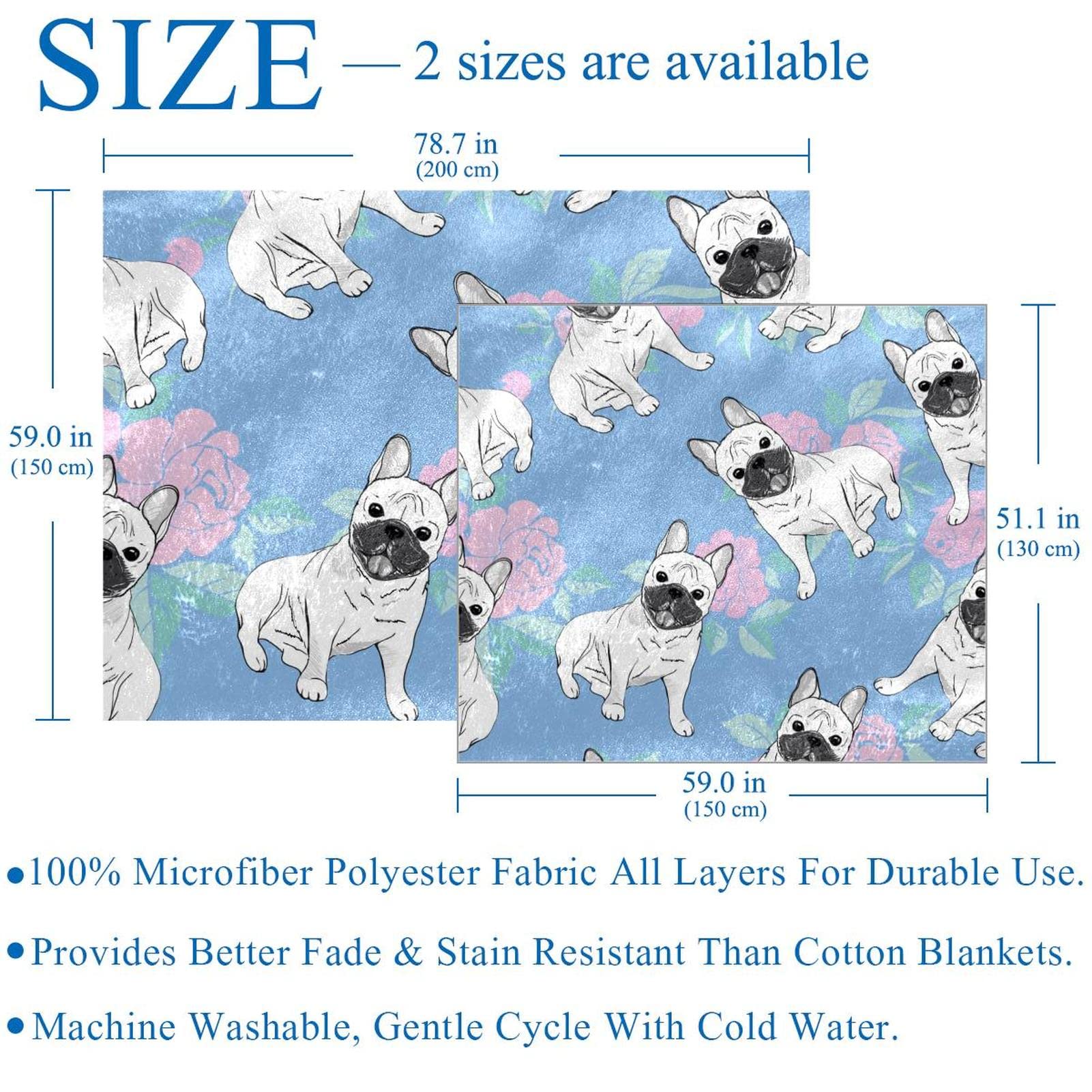 Couverture de luxe super douce en polaire pour chien Motif rose