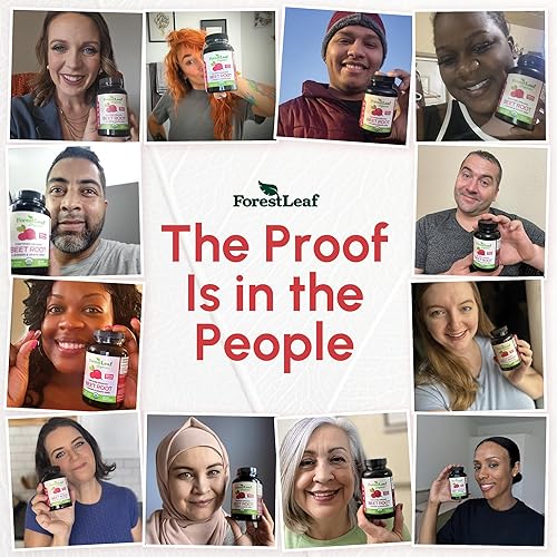 Miniatura 8 de ForestLeaf USDA - Cápsulas orgánicas de raíz de remolacha  Suplemento de remolacha de 16000 mg de fuerza 201 con semilla de uva de jengibre  Apoya