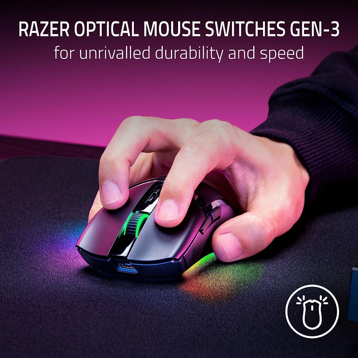 Razer Cobra Pro - Individuell anpassbare kabellose Gaming-Maus RGB 