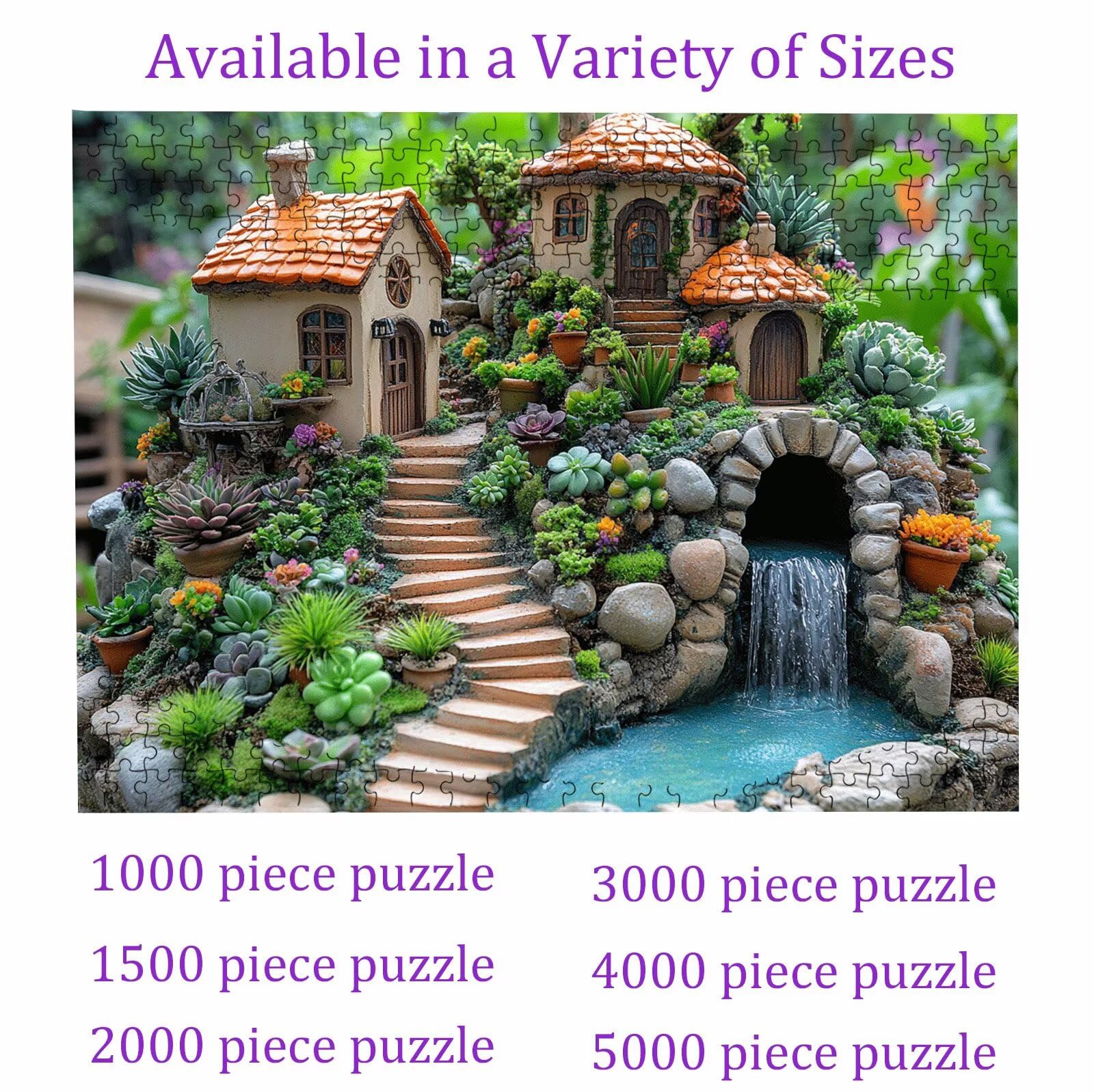 Puzzle paesaggio Autunno, Puzzle Adulti 3000 pezzi, Puzzles Legno con Squisita Scatola di Imballaggio, Rompicapo per Esperti con Incastro Perfetto, Stampa Alta Definizione, Regalo per Adulti W3H-860