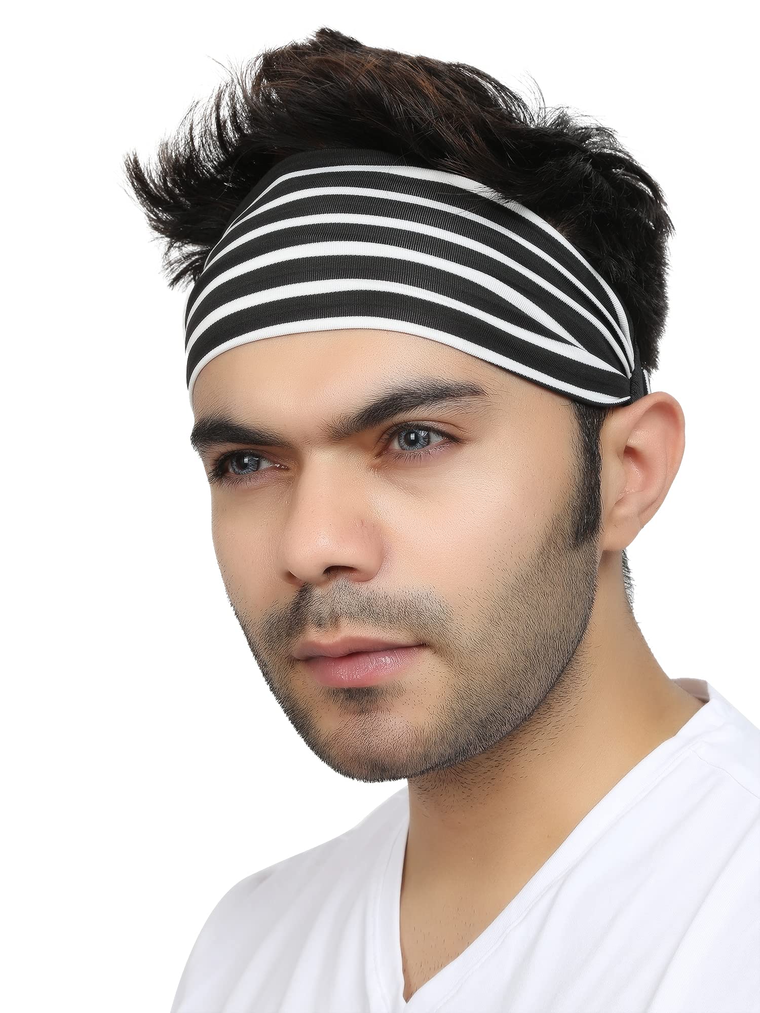 BISMAADH Multifunctional Activities Polyester & Spandex Elastic Non Slip Unisex Breathable Headband (B09BCS3D2B) Amazon Price History, Amazon Price Tracker