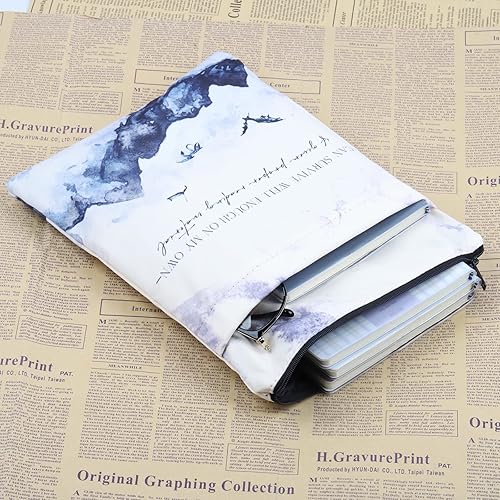 Miniatura 4 de BWWKTOP TOG Novel Book Sleeve Sarah Fans Gifts I Can Survive Well Enough On My Own If Given Material de lectura adecuado, Sarah Book Cover Book