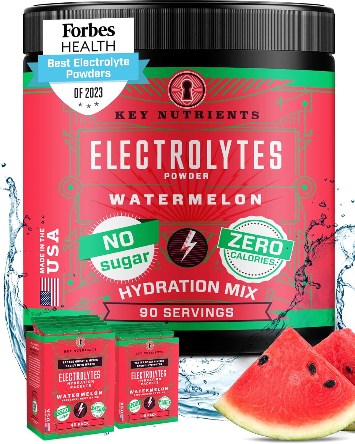 KEY NUTRIENTS Electrolytes Powder No Sugar Refreshing