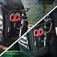 Vista 4 de Swiss+Tech Kit de herramientas de pesca, pinza de pescado con escala, alicates de pesca multifunción, tijeras de línea trenzada, equipo de pesca