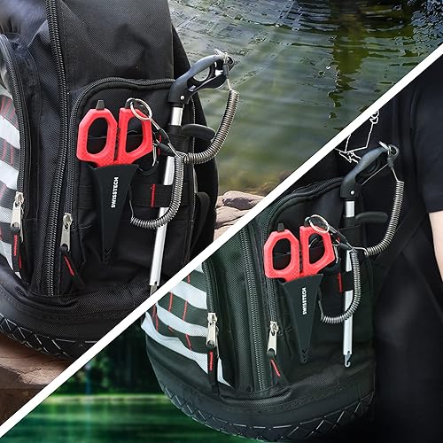 Miniatura 4 de Swiss+Tech Fishing Tool Kit, Fish Gripper with Scale, Muti-Function Fishing Pliers, Braided Line Scissors, Fish Fillet Knife, Fishing Gear with