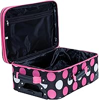 Vista 196 de Rockland, juego de equipaje de dos piezas, Carbón), F102