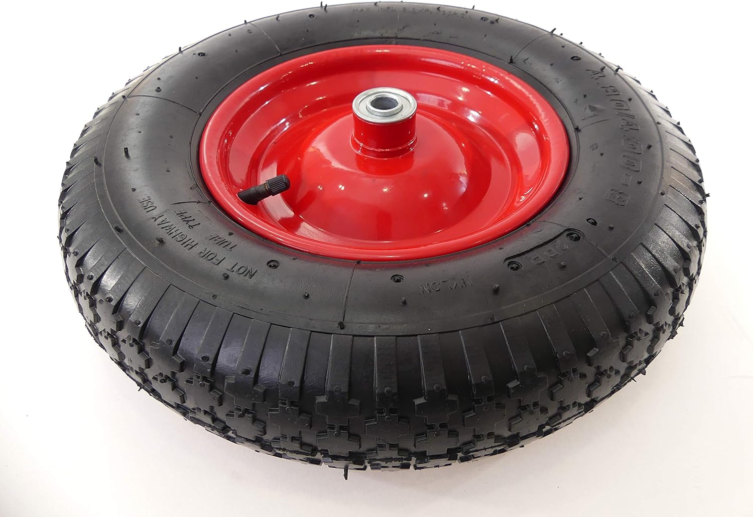 Tech Team Tire and Wheel, 4.008 on Steel Wheel Hub, Dual Ball Bearings, Air Filled