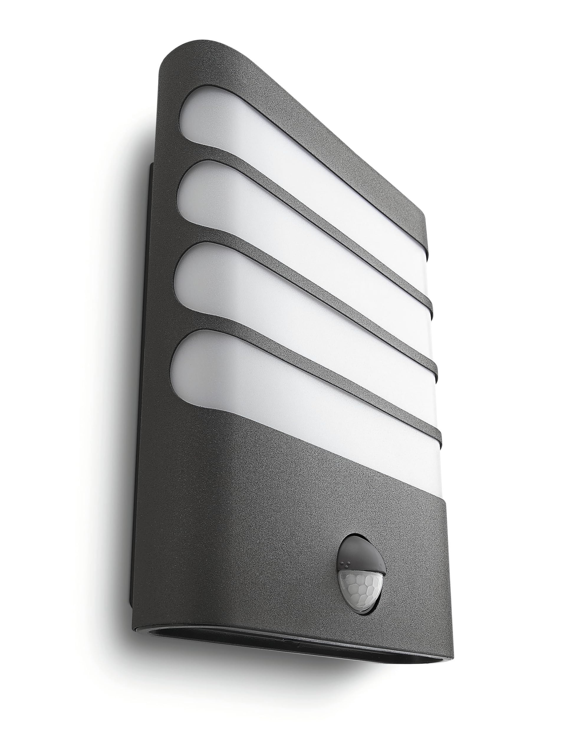 Philips myGarden Applique murale LED Raccoon avec détecteur de mouvement [Anthracite] 3,5 W pour éclairage de jardin et terrasse