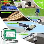 CITYORK 12V Batterie au lithium 2800mAh avec chargeur, 5521 Connecteur mâle, 12V Batterie rechargeable pour DIY Projets, LED Bande de lumière, haut-parleur, RC Voiture, CCTV Caméra, Pianos électriques, Panneau solaire, etc