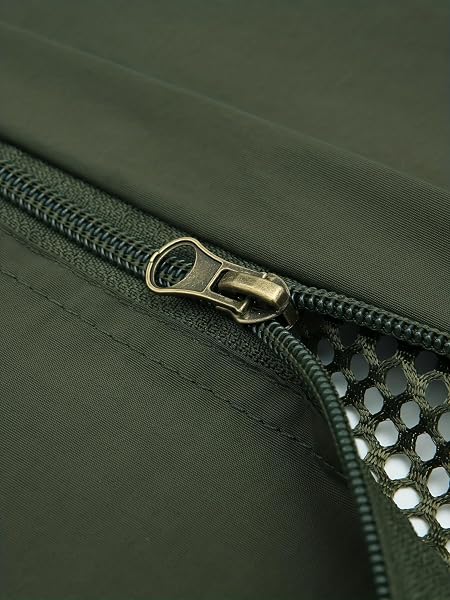 [Per pesca e outdoor] Gilet estivo da uomo con tasche multiple, adatto per pesca e attività all'aperto, traspirante - 5
