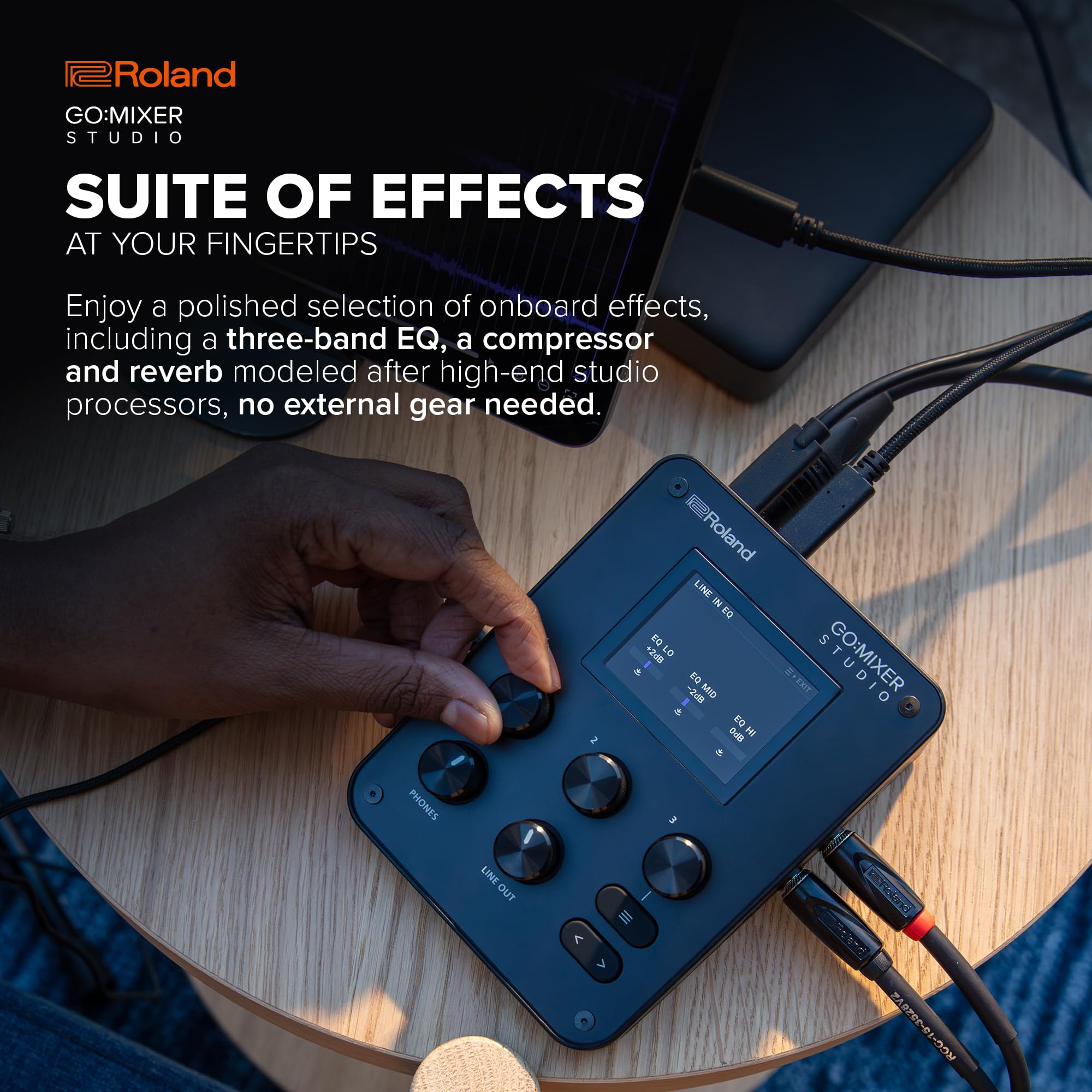Roland GO:MIXER STUDIO | Portable Multi-Channel Mixer & Audio
