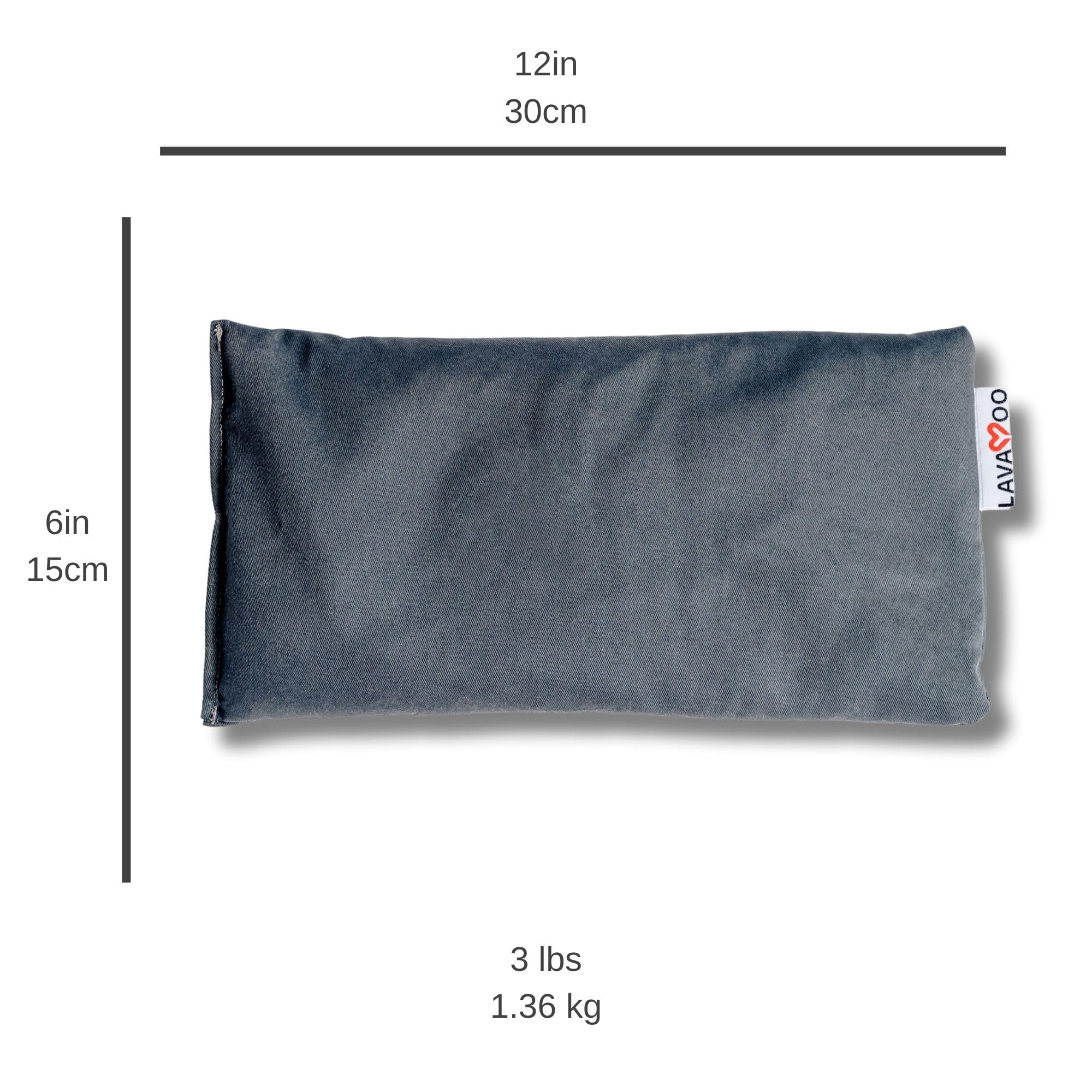 Flex - Almohadilla térmica Lavabag para microondas, relleno de arena de lava ultra rara para cuello, hombros, calambres, compresa cálida inalámbrica, paquete de calor pesado, sin perfume,
