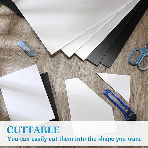 Miniatura 4 de Frienda 20 tableros de espuma de 24 x 36 pulgadas, tablero de póster de espuma blanca y negra, tablero de base de espuma de 316 pulgadas de grosor,