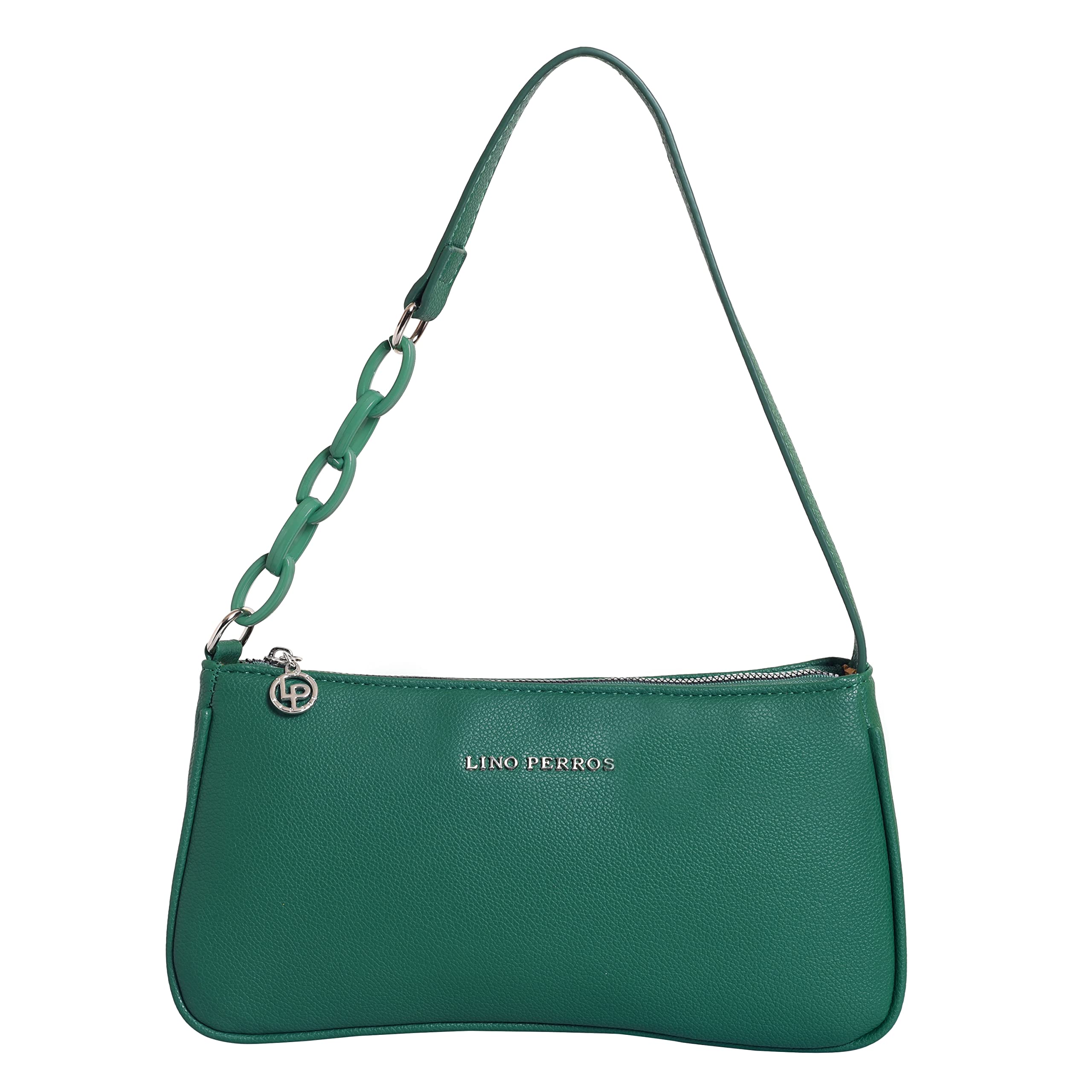 Lino Perros Green Shoulder Bag (B0BQ3GDXHD) Amazon Price History, Amazon Price Tracker