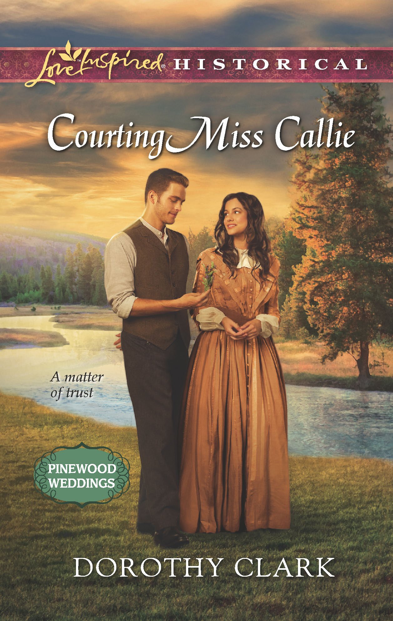 Courting Miss Callie (Pinewood Weddings, 2)
