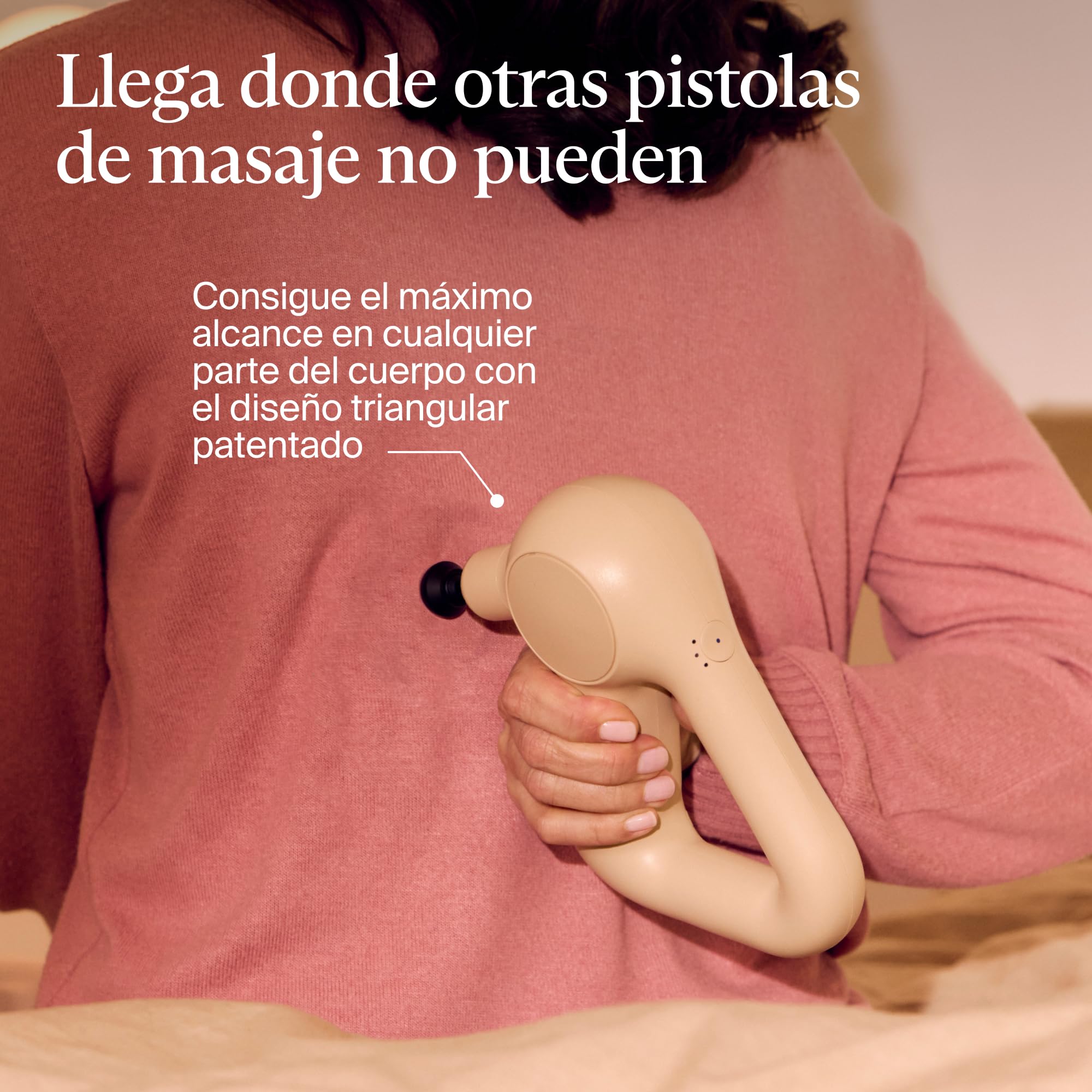 Theragun Relief Alivio Masajeador de Percusión Manual - Fácil de Usar, Cómodo y Ligero para Alivio del Dolor Diario en Cuello, Espalda, Pierna, Hombro y Cuerpo