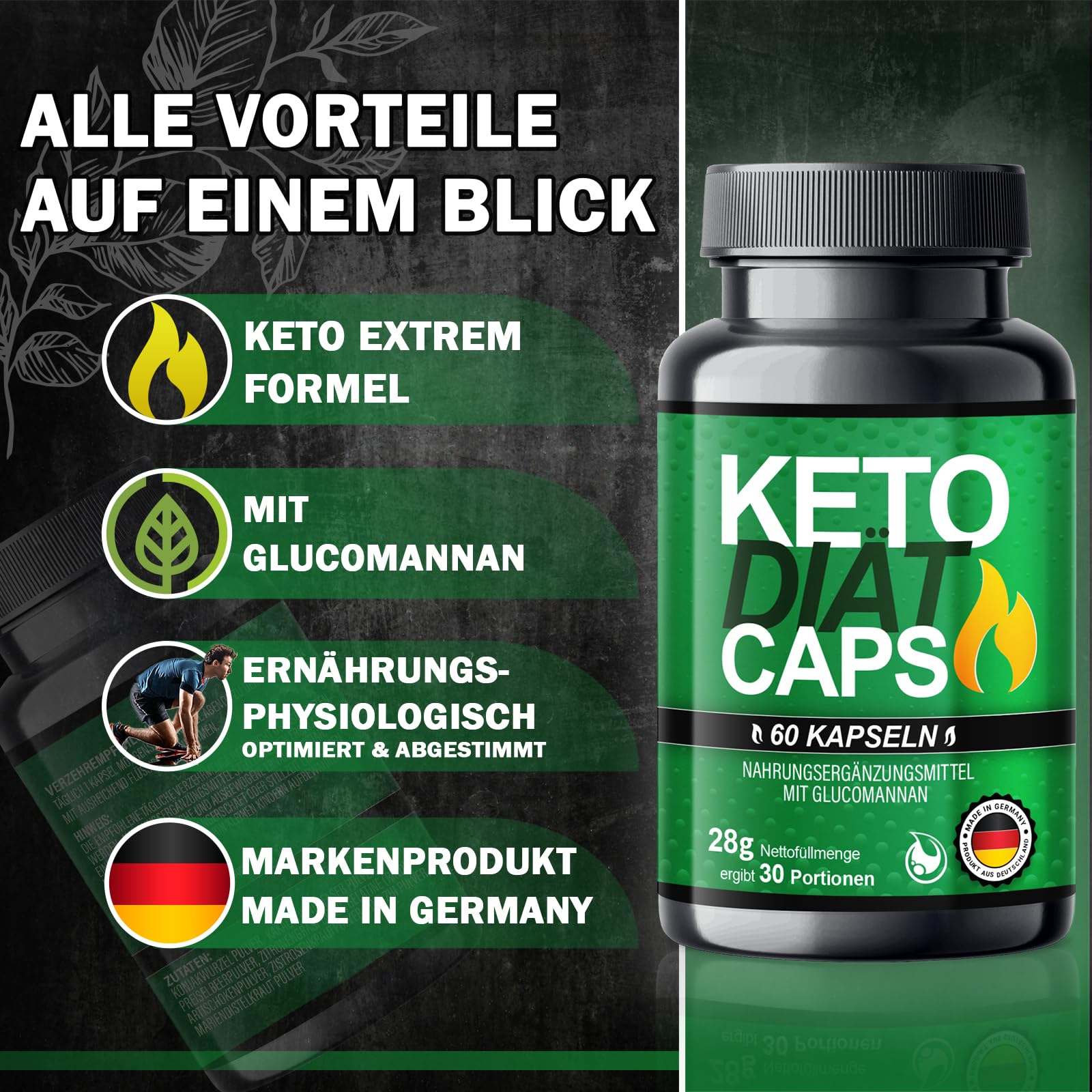 NEU: Saint Nutrition® Keto Diet Caps – Stoffwechsel Rezeptur