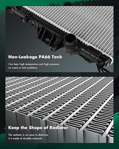 Vista 42 de SCITOO Reemplazo completo del radiador de aluminio para 1993-1998 para Toyota para T100 2.7L 3.0L 3.4L 2090 Radiador