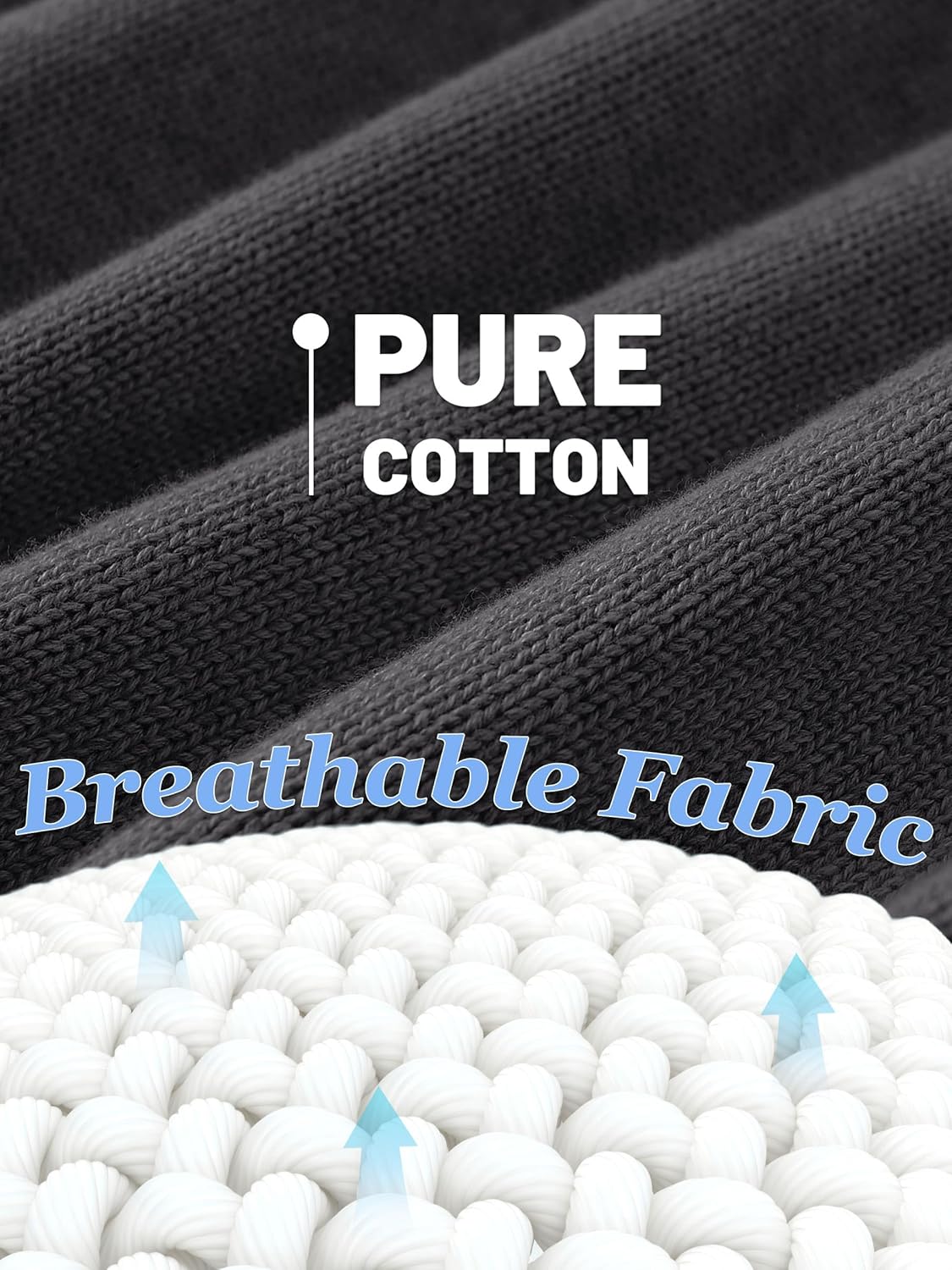 MAGNIVIT Men's Sweater Quarter Zip Striped Pullover Fall Winter Spring Color Block Polo Sweatshirts - Image 5