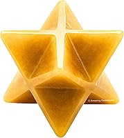 Vista 48 de Amazing Gemstone Larvikite Merkaba Crystal – Estrella de Merkaba metafísica de 1 pulgada para meditación – Cristal tetraedro energético y piedras