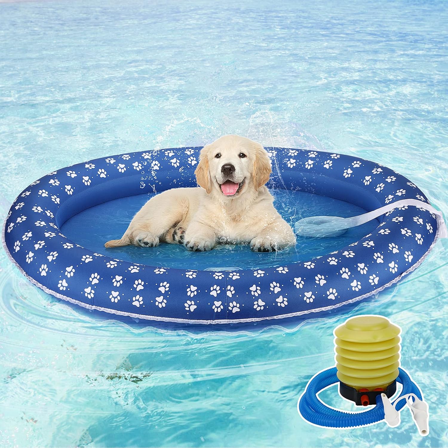 Dog Floats for Pool, ZOOS Inflatable Dog Pool Floats for