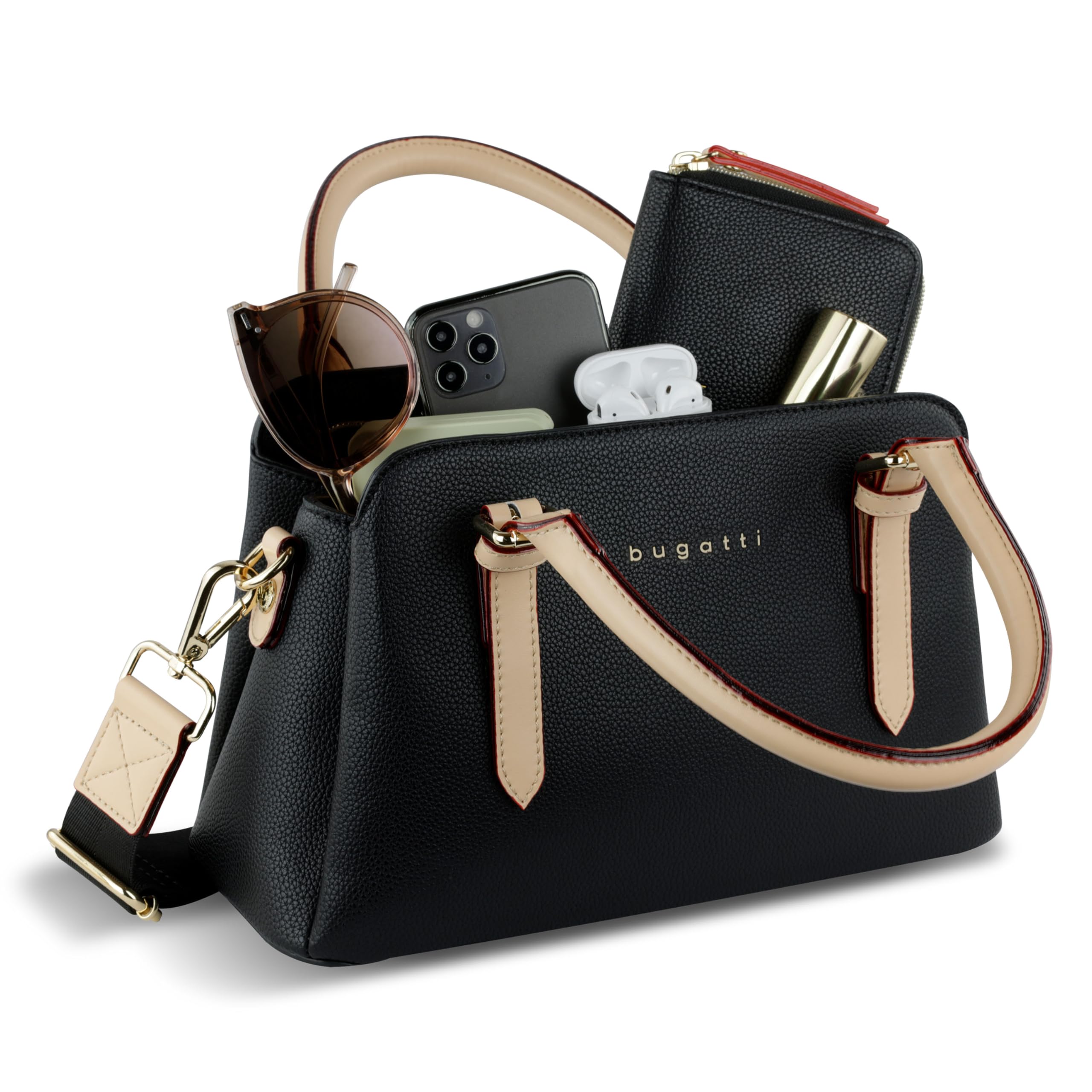 bugatti Ella Damen Handtasche, Henkeltasche