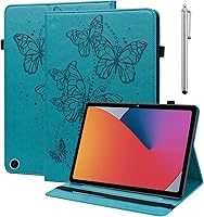 Vista 1 de Funda para Yaxa Kindle Fire Max 11 (13ª generación, versión 2023) de 11 pulgadas, piel sintética, con soporte de mariposa en relieve, con lápiz