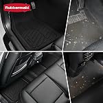 Rubbermaid Car Mats Full Set – All Weather Car Floor Mats Universal Trim-to-Fits Design,Heavy Duty Car Mats for Cars, SUVs, Trucks,and Vans - Gray