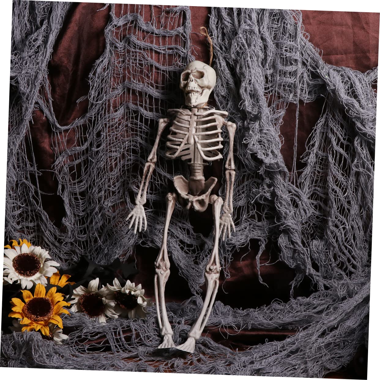 Cabilock Hanging Skeleton Decor Skeleton Halloween Decoration Skull Pendants for Scary Halloween Party