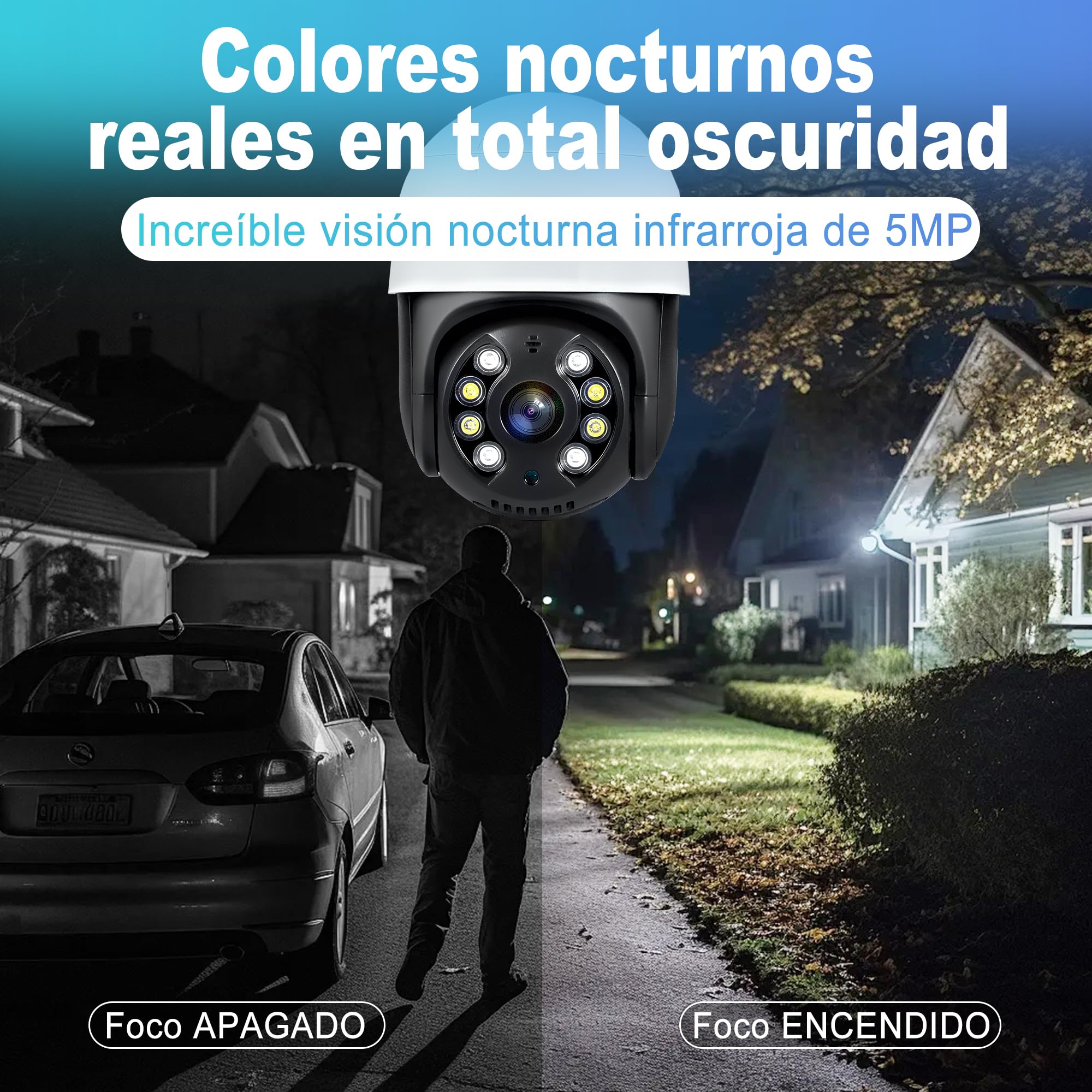 Juego de cámaras de vigilancia 4K para Exteriores, 8 Canales PoE con Disco Duro de 1 TB, Grabador de vídeo en Red para Sistema de cámara CCTV para Seguridad en el hogar, Solo Funciona con cámaras IP