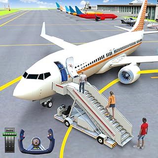 Real City Airplane Flying Pilot 3D: Flight Simulator Airplane Games Free