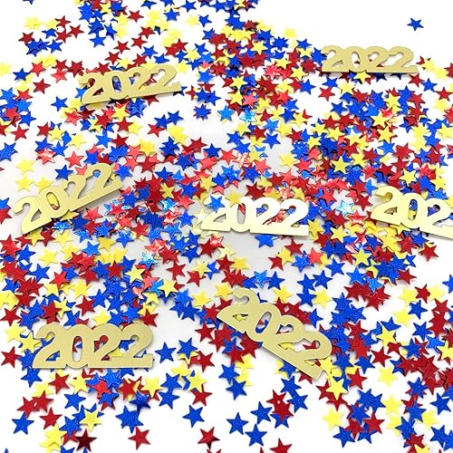 Copa Mundial Año 2022, estrella azul oscuro, rojo y amarillo para Colombia, Ecuador, Rumania, Venezuela, 2 bolsas de media onza (1 onza) #3618 - Q23