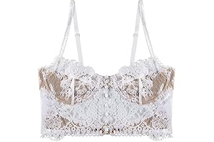 Women's Floral Lace Bralette: Effortless Beauty and All-Day Comfort