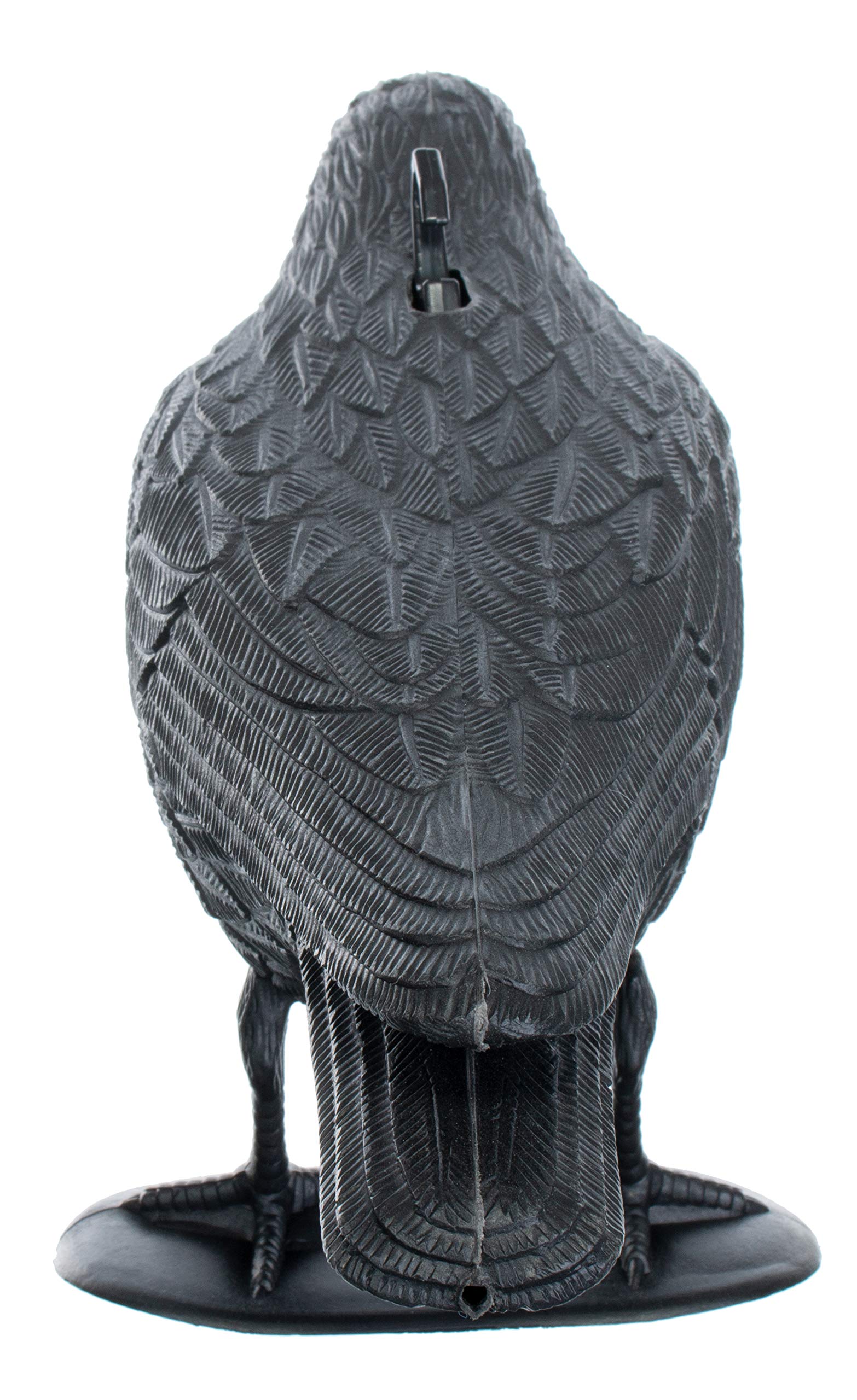 Brandsseller Corbeau Noir en Plastique 36 x 20 cm Répulsif Pigeons Effaroucheur Contre Les Petits Oiseaux et Les Pigeons Dissuasion respectueuse des Animaux - Lot de 5