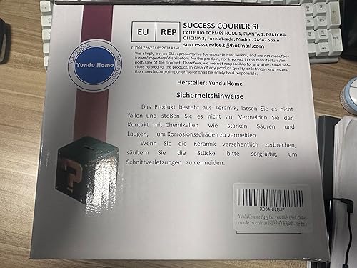 Vista 51 de Yundu Alcancía de cerámica para adultos debe romperse para abrir, banco de monedas genial para niños, alcancía divertida para niñas y niños, caja