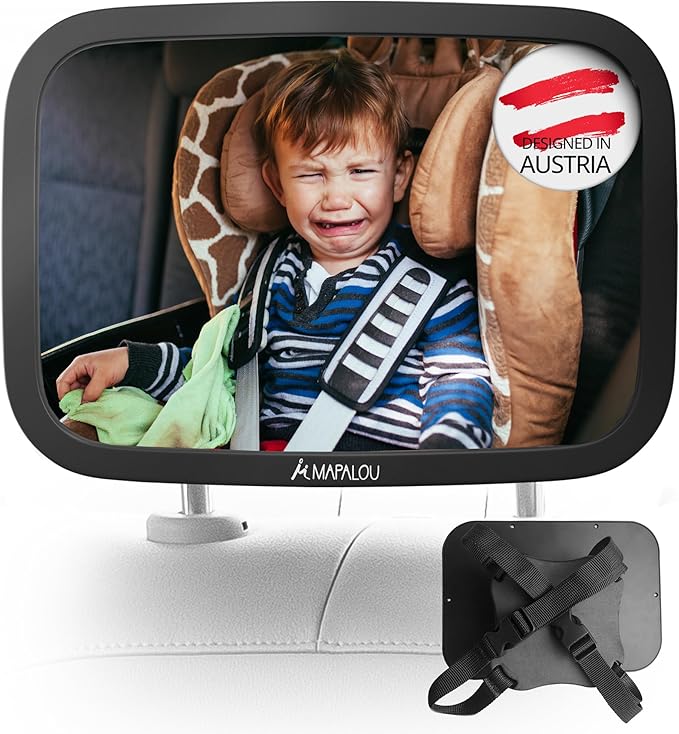 Baby Rückspiegel Fürs Auto - 360° Drehbar & Bruchsicher Für Die Rückbank