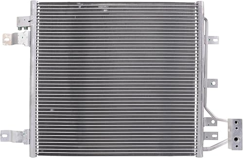Vista 111 de TRQ Condensador de aire acondicionado A/C compatible con Chrysler Town & Country 2008-2016, Dodge Grand Caravan 2008-2019, Ram C/V 2012-2015