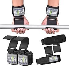 Weight Lifting Hooks (PAIR) - Padded Wrist Wraps - Hand Grips Deadlift Straps for Men and Women - Grip Support for Bodybuilding Heavy Gym Workout - Ideal for Deadlifts, Powerlifting, Shrugs, Pull-Ups